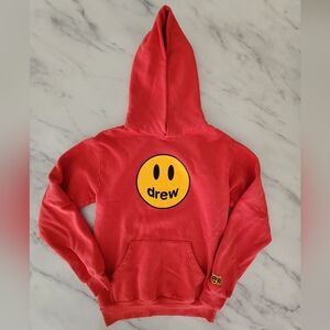 DREW HOUSE RED HOODIE -hooded sweatshirt like new. Hard to‎ find